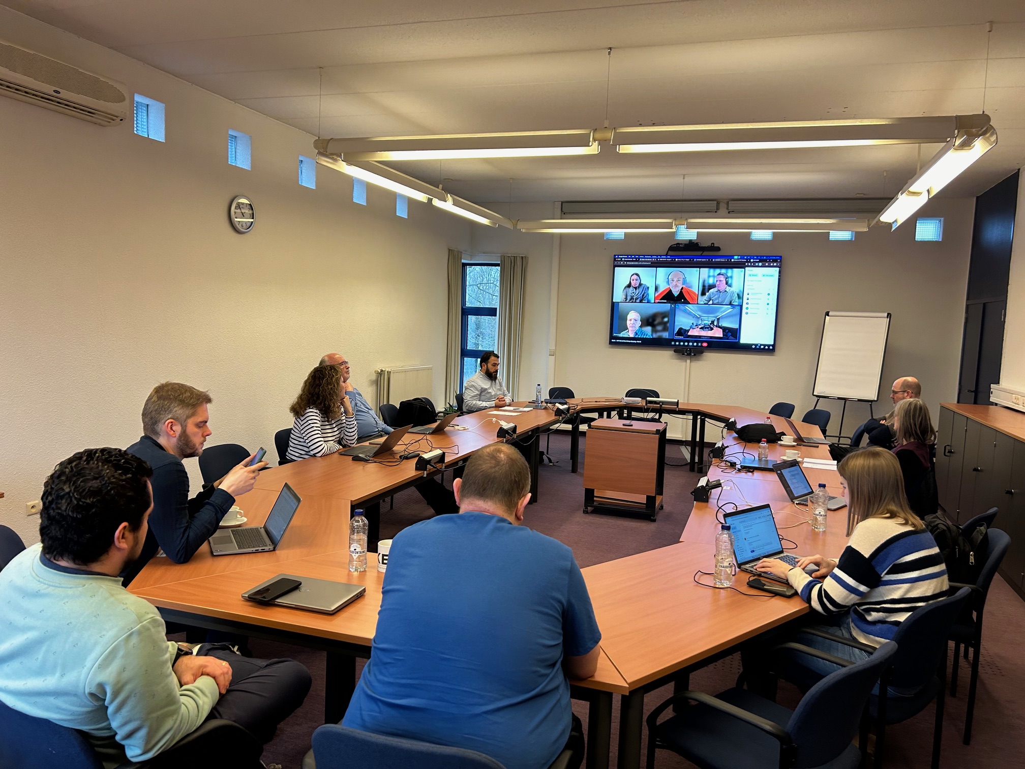 The WG meeting in Hasselt